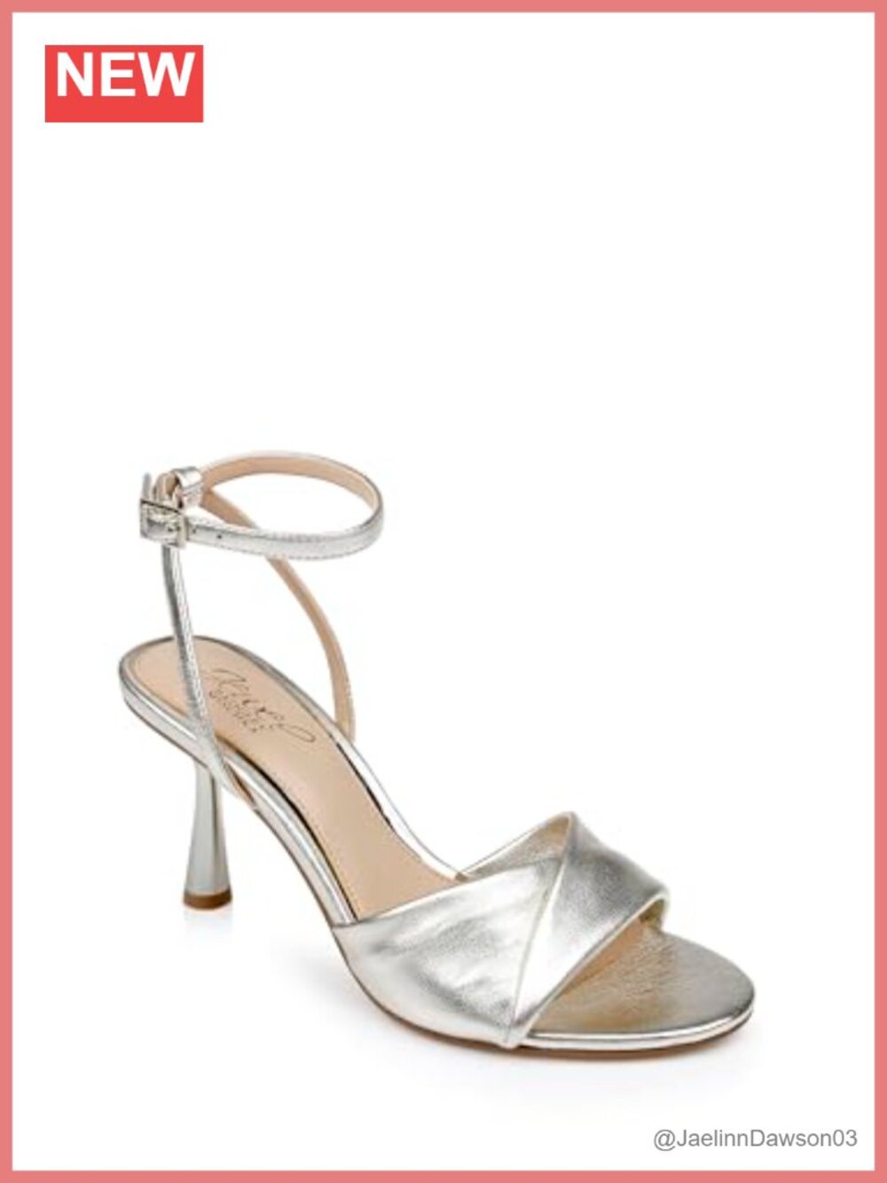 Jewel Badgley Mischka Kaia Crisscross Stiletto Heeled Sandals Women's